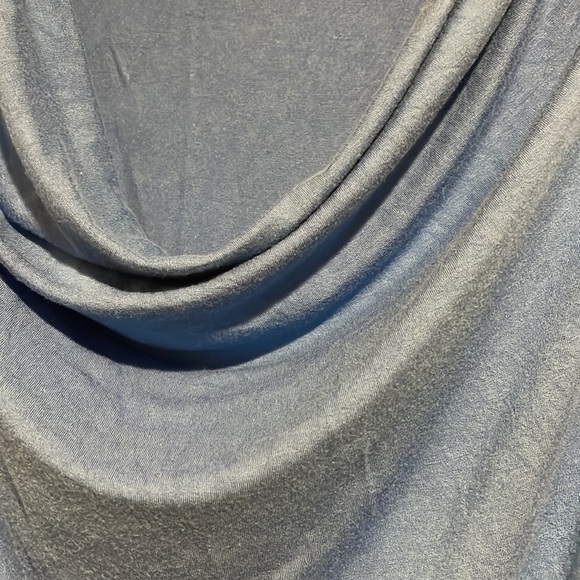 Halogen women’s blue ruched tunic length blouse 1X​ - Picture 2 of 5